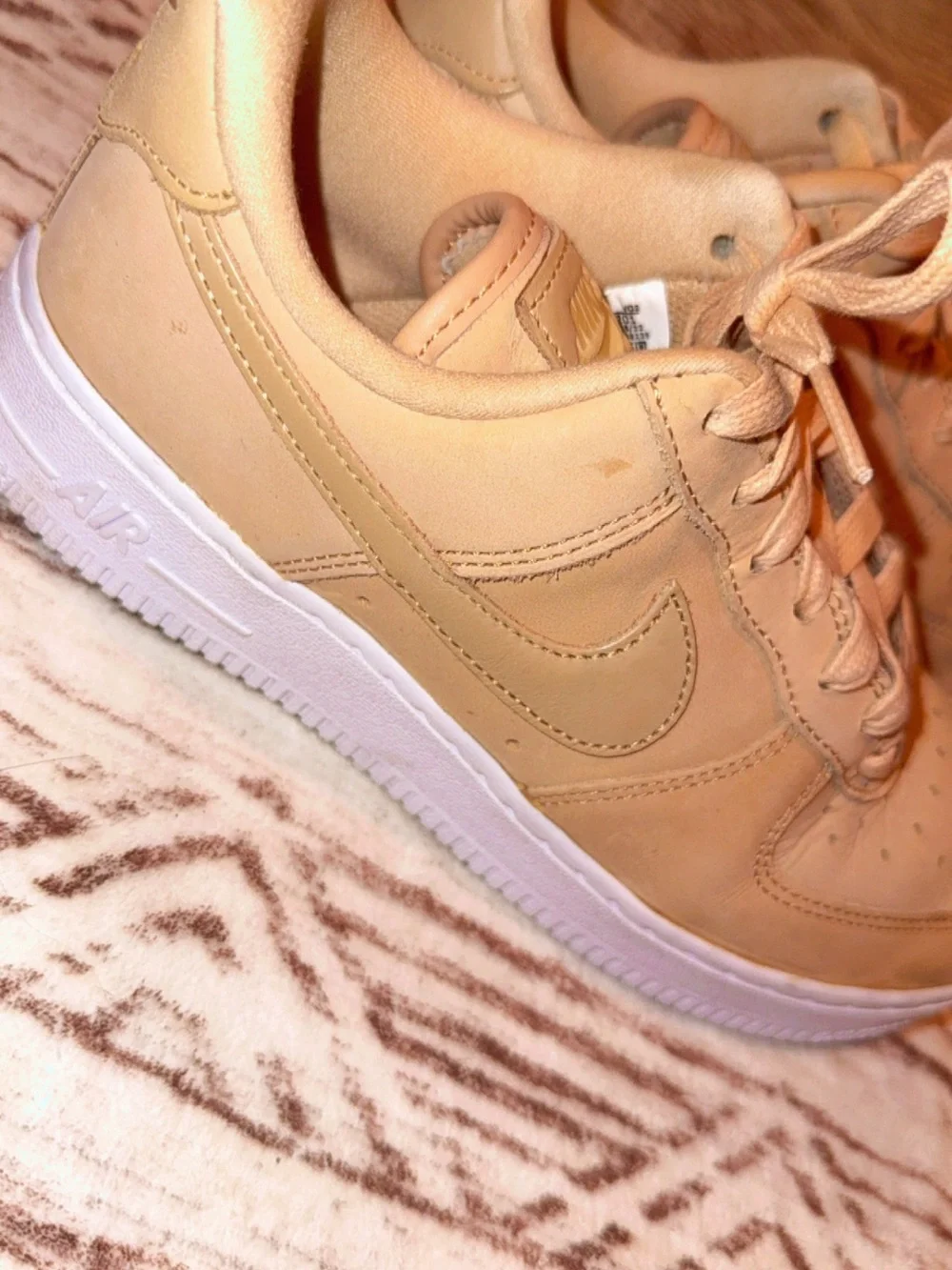 Nike Low-Top Sneakers in Tan/White - Picture 6 of 15